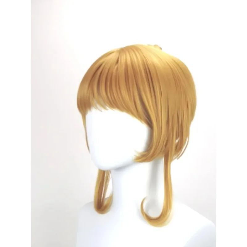 Beatrice Umineko When They Cry Cosplay Wig Golden Blonde Twin Drills Hair FD1;6 view 3