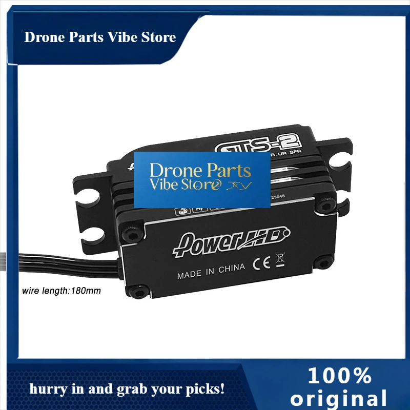 

Drone PartsPOWER HD GTS-2 Short High Voltage Brushless Servo, I-BUS2 Compatible, Lightweight CT4 Titanium Gear For RC Car