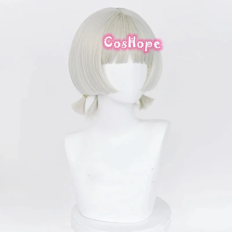 

2025 Sayu 35cm Short Gray Golden Wig Anime Cosplay Heat Resistant Synthetic Wigs Halloween