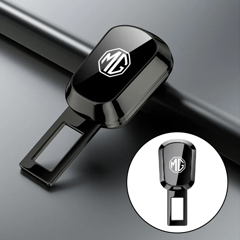 Car Seat Belt Clip Extension Plug Safety Lock Buckle Extender For MG ZS HS MG3 MG4 EV MG5 MG6 MG7 GT Hector Accessories
