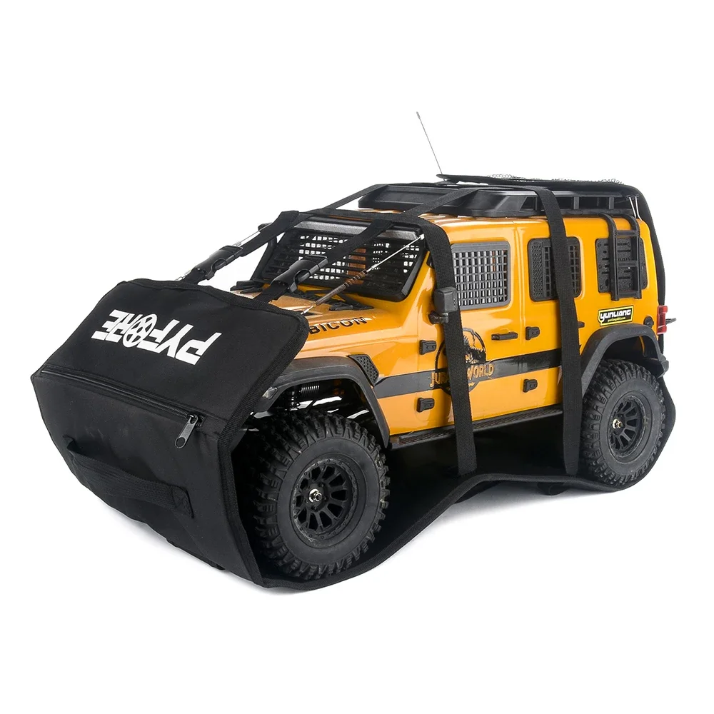 PYFORE RC-Auto-Rucksack für 1/8 & 1/10 Maßstab Rock Crawler Outdoor-Tragetasche mit Werkzeug- & Batterieaufbewahrung – Detail 8