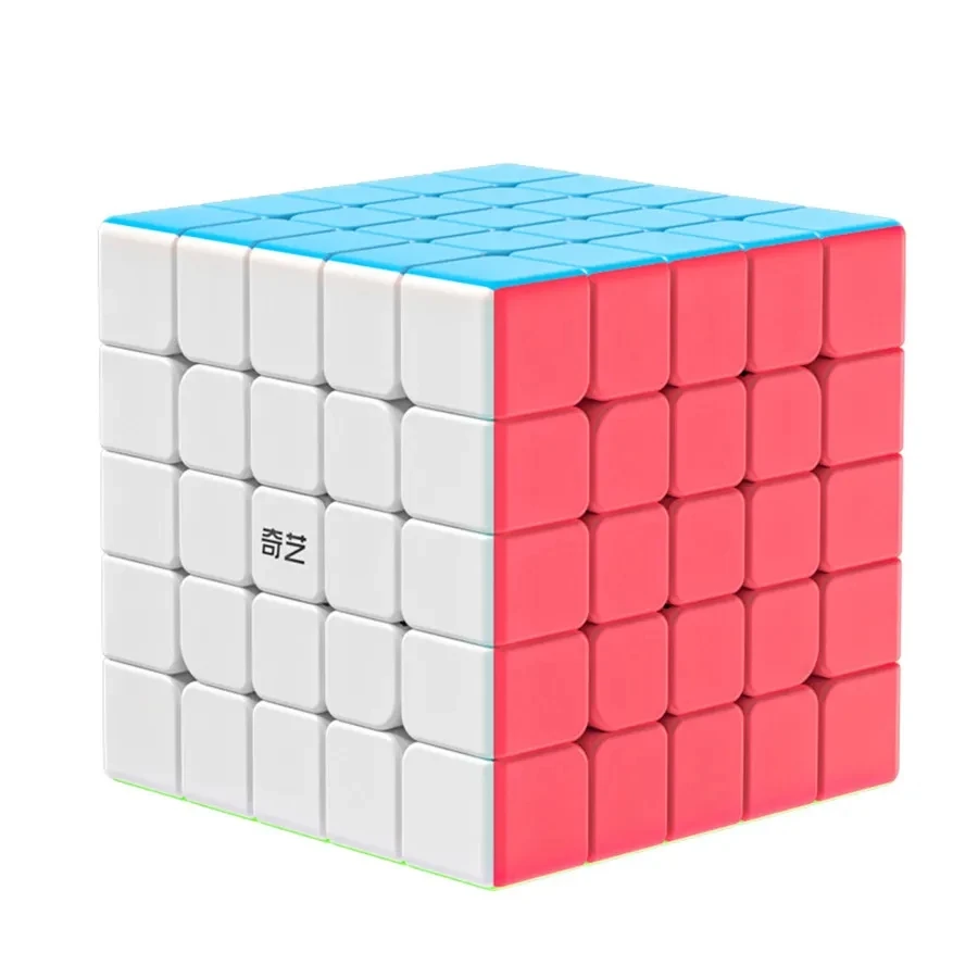 Qiyi-Qizheng S2 Stickerless Magic Cube, Puzzle Profissional Brinquedos para Crianças, Presente Kids, 5x5