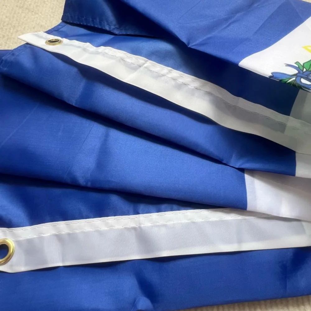 Salvador flag 90x150cm SV SLV El salvador flag hangs high quality 3x5 ft polyester polyester decorative flag banners decorated
