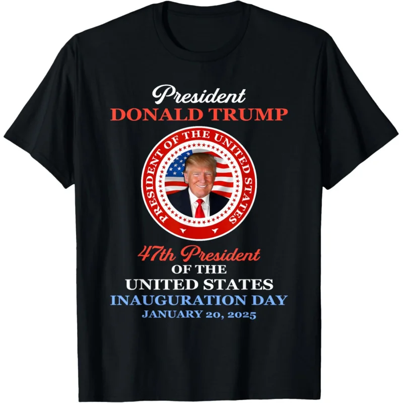 

Patriotic T-shirt for Trump's inauguration ceremony in the United States