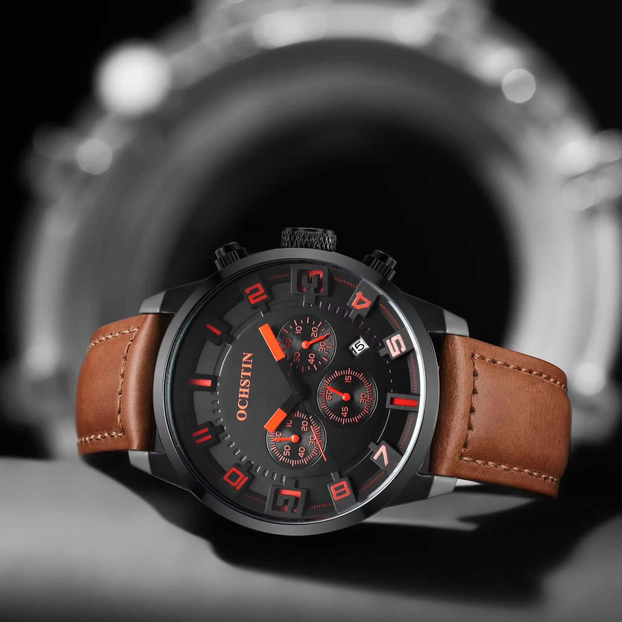 

Часы мужские многофункциональные с хронографом и хронографом