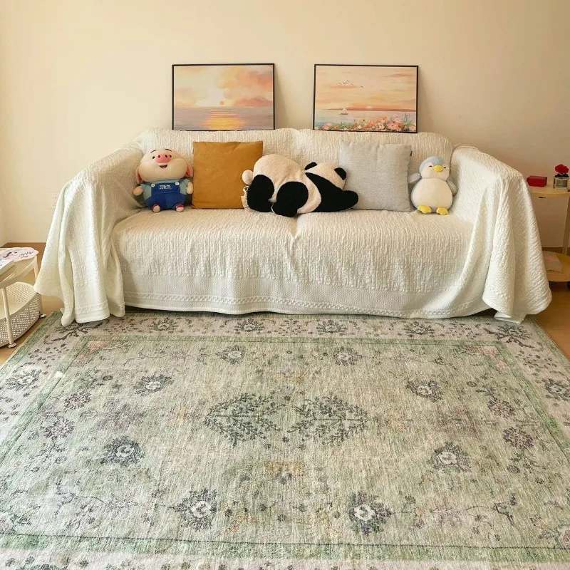 

Classical Green Exotic Living Room Carpet Advanced Line Bedroom Bedside Rug Home Decor Sofa Coffee Table Mat Home Alfombra Ковер