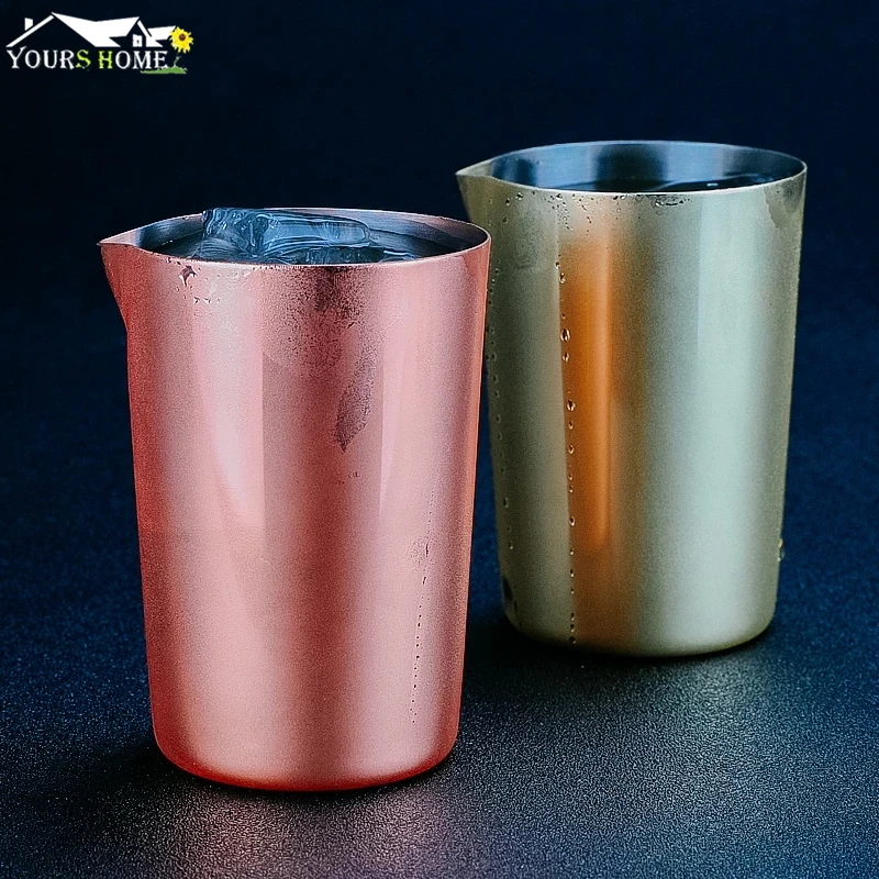 

500ml Stainless Steel Stirring Tin Mixing Glass Preferred by Pros and Amateurs Alike, Make Your Own Specialty Cocktails Bar Tool