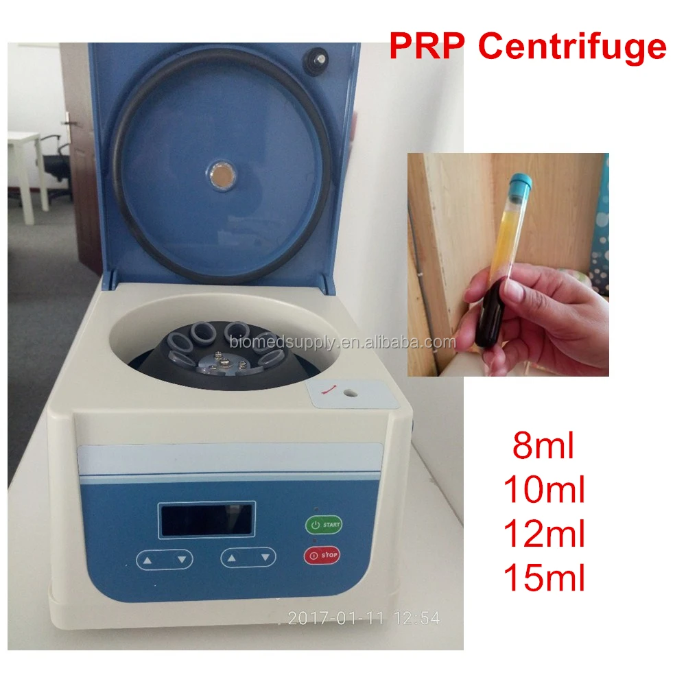 O melhor separador centrífugo do tubo de venda, centrífuga do prp cabe para tubos de 1ml, 3ml, 5ml, 7ml, 8ml, 9ml, 10ml, 11ml, 12ml, 15ml