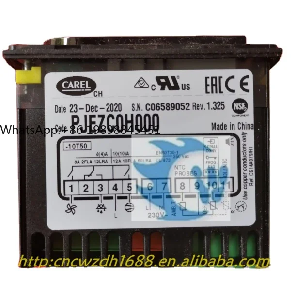 

Hot Sale Italy Carel PJEZC0H000 Electronic Controller Thermostat Air Condition System Temperature Controller Temperature Sensors