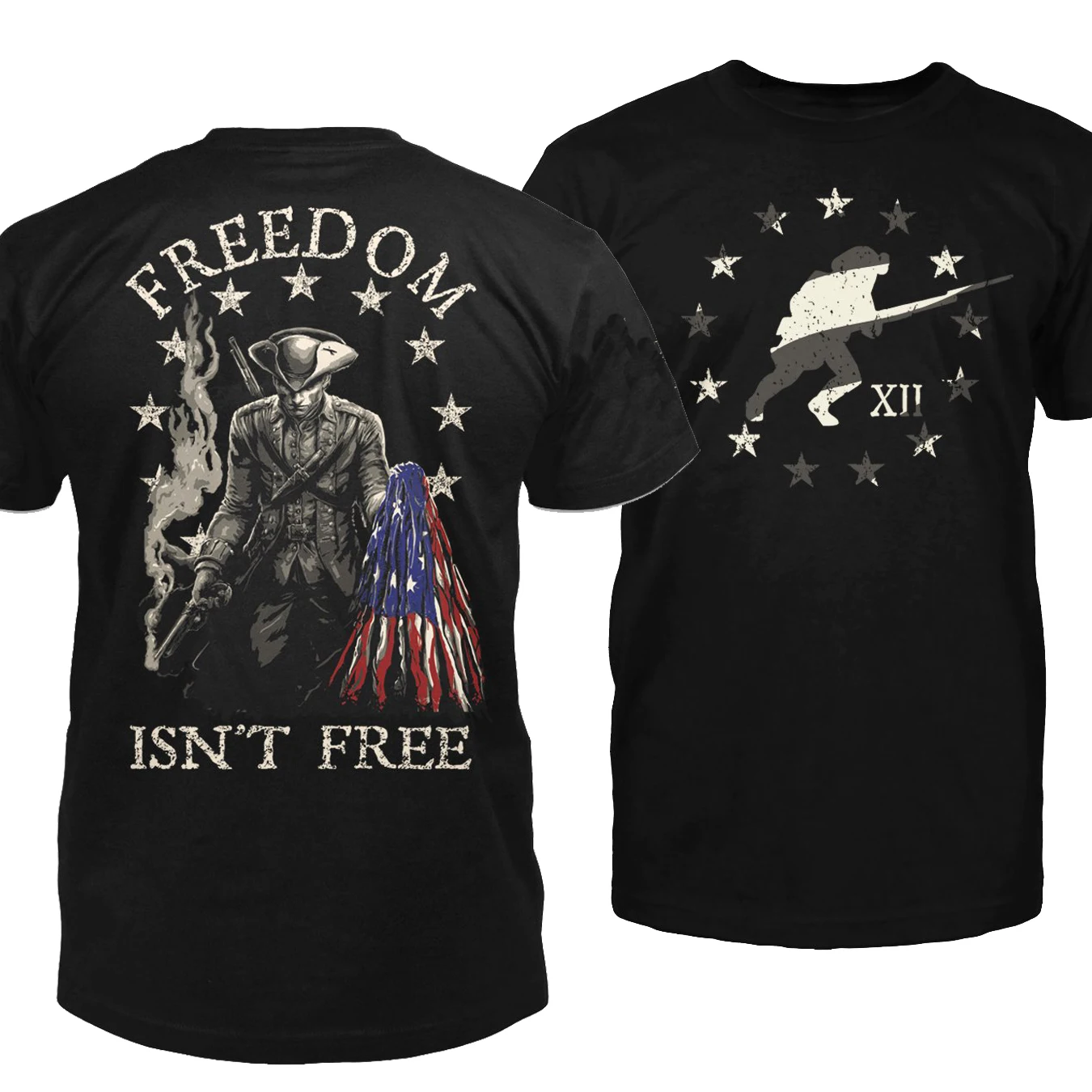 Freedom Isn't Free. American Patriot Independeence Day Soldier T-Shirt. Summer Cotton Short Sleeve O-Neck Mens T Shirt New S-3XL