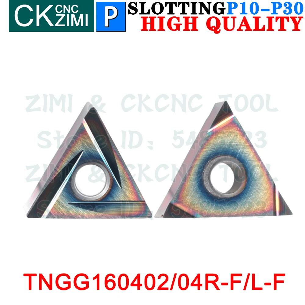 

TNGG160402/04R-F/L-F ZM1135 Carbide Turning Inserts CNC Lathe Finishing Tools