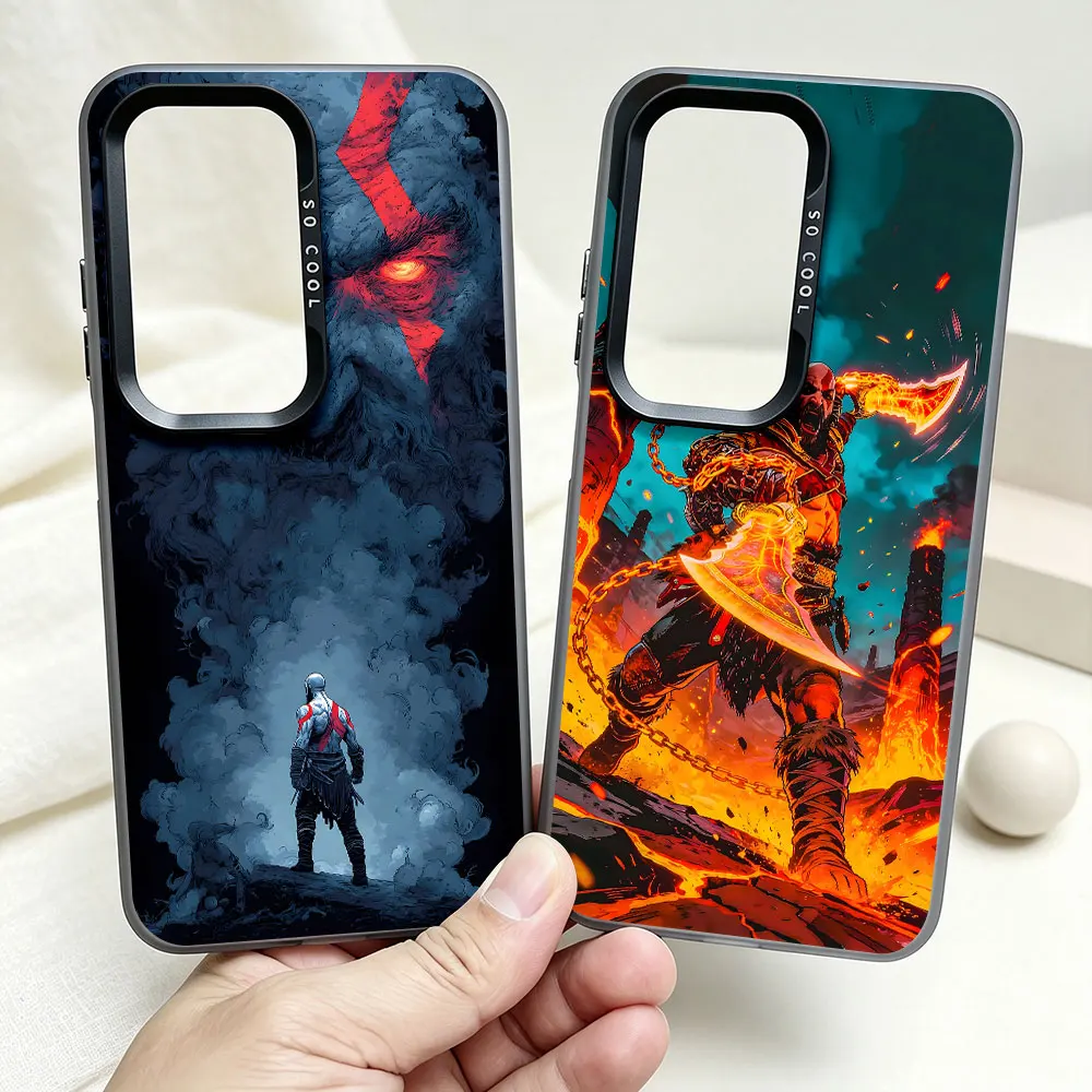 Shockproof Case for Samsung Galaxy A07 A05s A06 A04s A50 A10s A20s A20 A30 A50s A03s A30s A10 A02s Phone Cover Kratos God of War