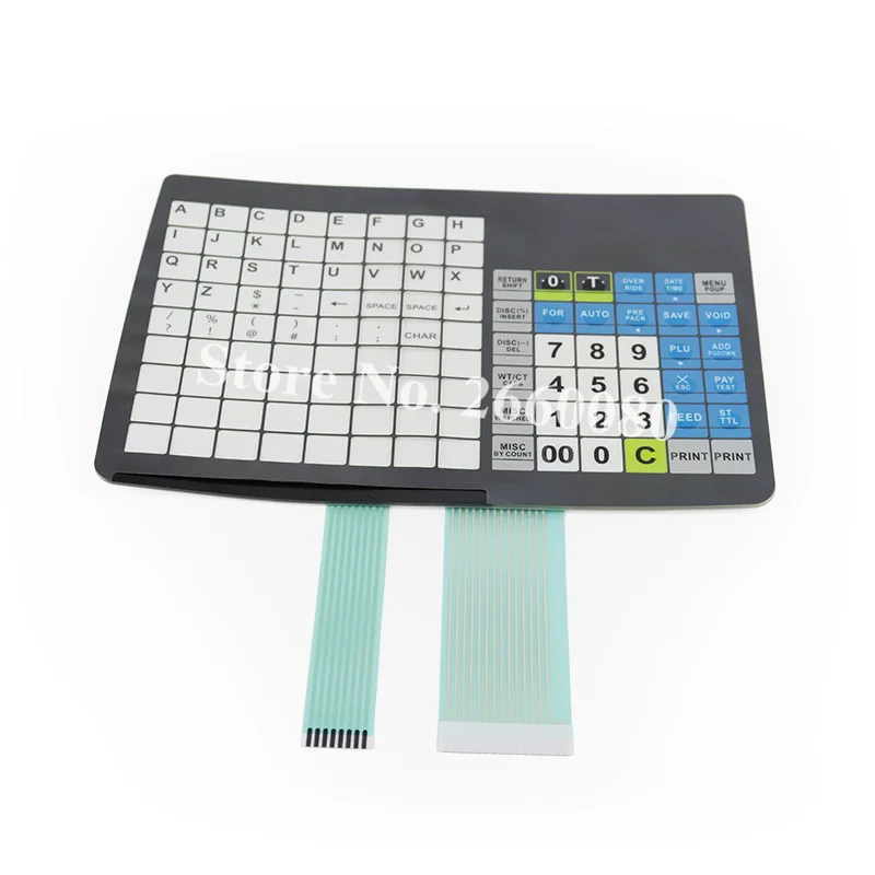 CAS CL3000 CL5200 Keyboard for CAS CL5200 CL3000 Scales Keypad including Overlay