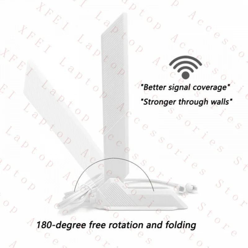 F White WiFi 7 Replacement Antenna Cable For Gigabyte B850 AORUS ELITE WIFI7