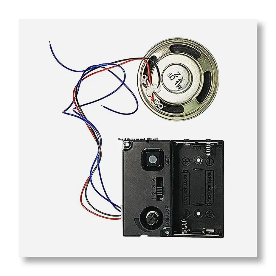 ●Music Chime Box with Horn Repair Parts,Wall Clock Mechanism Quartz Clock Parts,Clock Accessories,Melody Mechanism
