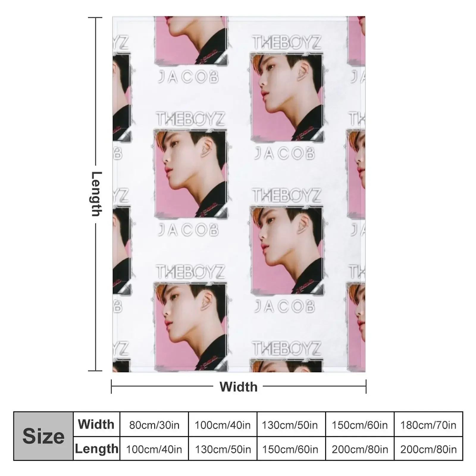 The Boyz - Jacob Throw Blanket Custom Stuffeds Extra Large Throw Blankets For Sofas Blankets