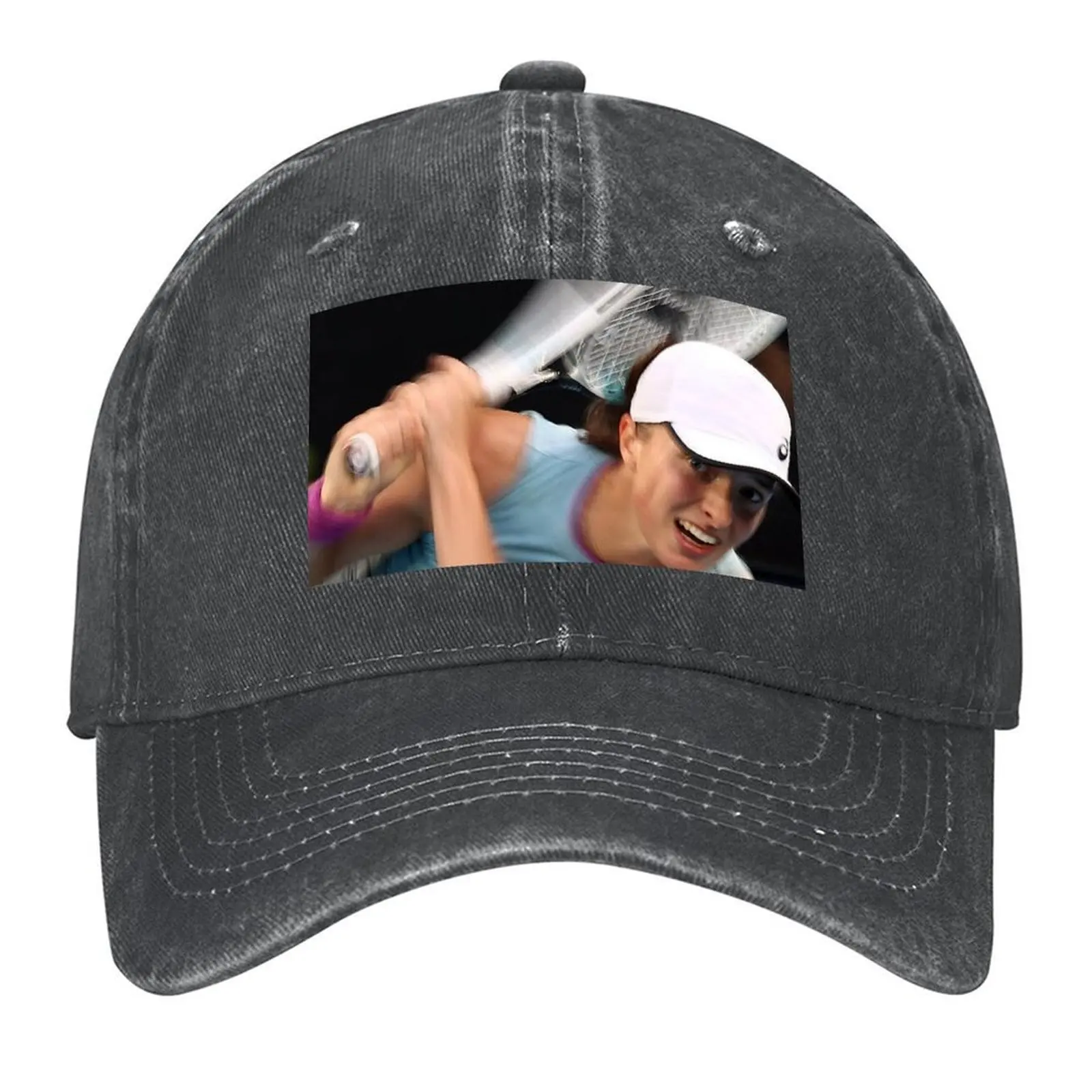 

Iga Swiatek Baseball Cap Unique hats Big Size Hat New In Hat Rave Boy Child Women's