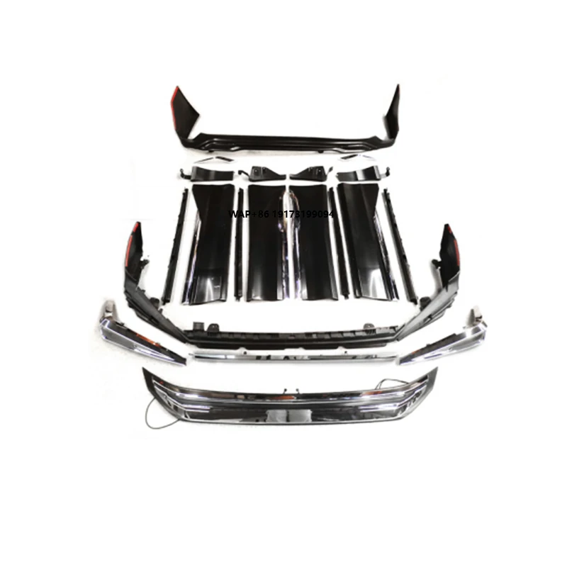 

Modification Front Lip Side Skirt Rear Lip Kit Fog Light Bolt-On High-End Body Surround New Condition Bumper for 2022 Voxy