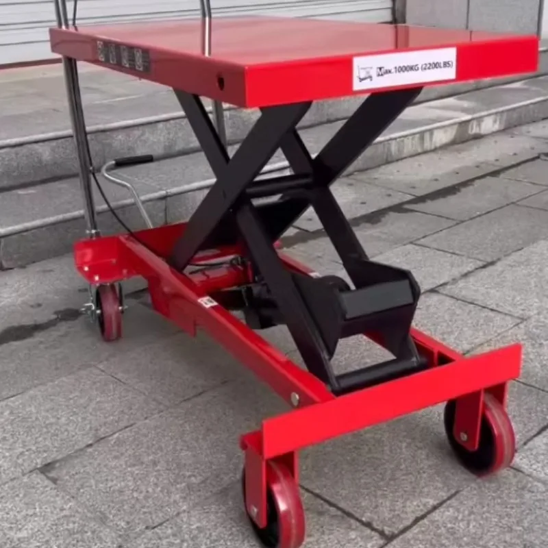 

Portable Manual Lift Trolley Hydraulic Lift Trolley Outdoor-specific Commercial Furniture Carrello Di Sollevamento ZY40TC