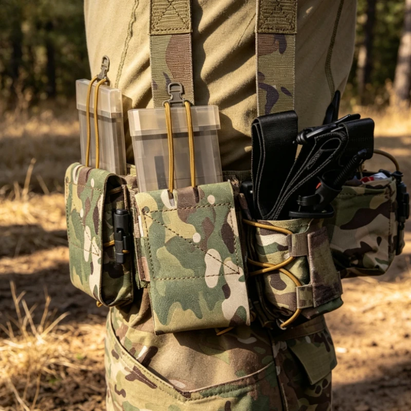 Tactical Vest Pouch Molle, Tourniquet Holder First Aid Storage , Flashlight Tool Bag Scratch-Resistant Durable for Outdoor Gear