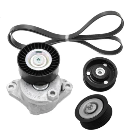 

2722000270 &1419 &1019 & 6Pk2404 Timing repair kit 1 Tensioner Pulley 2 Idler Pulleys 1 Belt for Mercede s-Ben z M272 M273