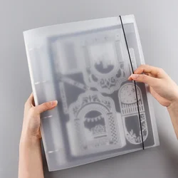 Bundled-Savings A4 Storage Book Binder Kit/0.3mm Magnetic Sheets Plastic Envelope Pockets For Storaging Photos Organized