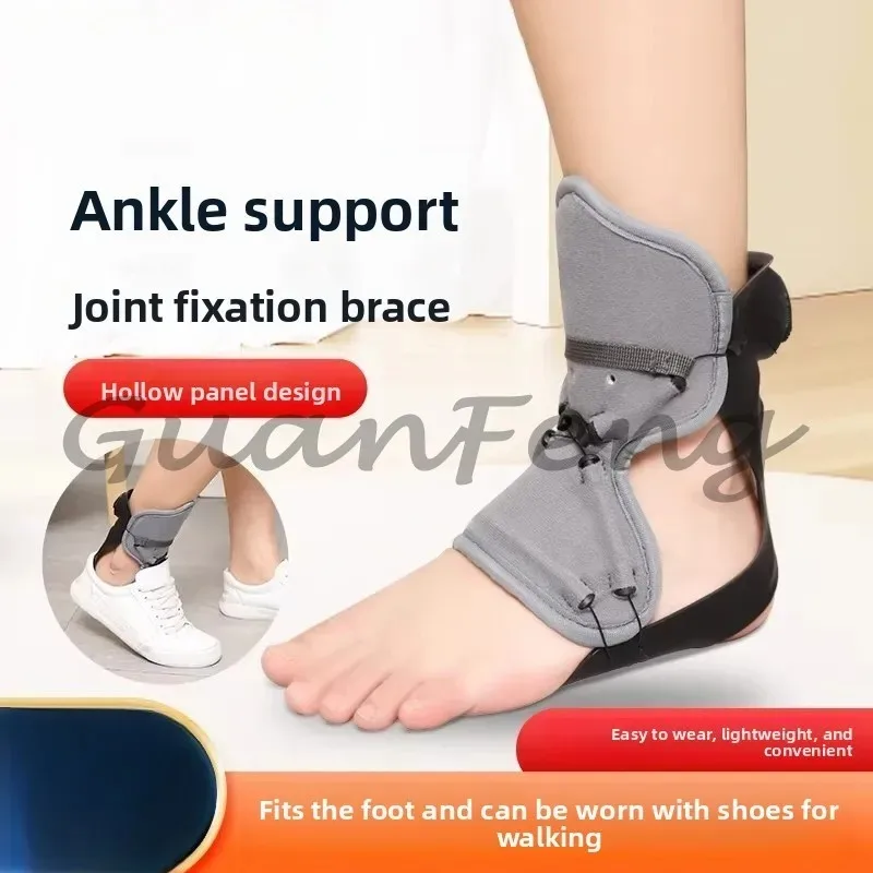 Foot Drop Orthosis Carbon Fiber Ankle Foot Brace, Fixed Foot Support for Hemiplegia Stroke Patient Rehabilitation