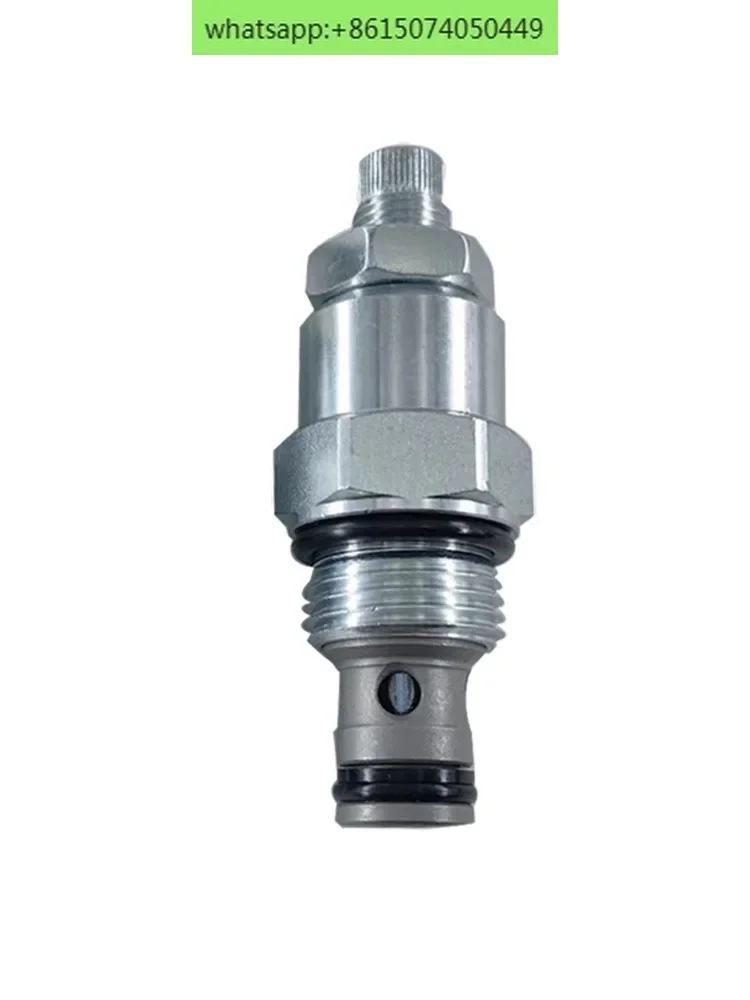 Katup throttle hidrolik LNV2-08 katup globe kontrol aliran penyisipan benang katup kontrol kecepatan manual LF08