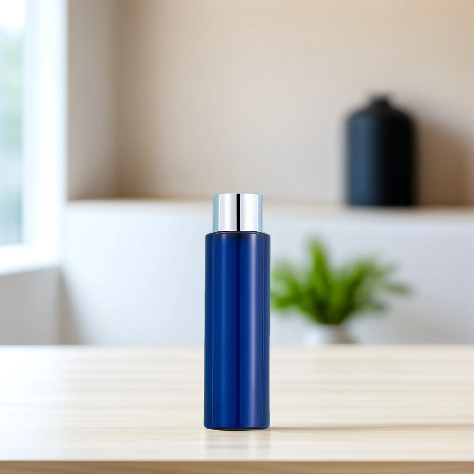 

Empty Toner Bottles Portable Travel Lotion Containers Transparent Press Dispensing Blue Sample Mini Toiletry Bottle For