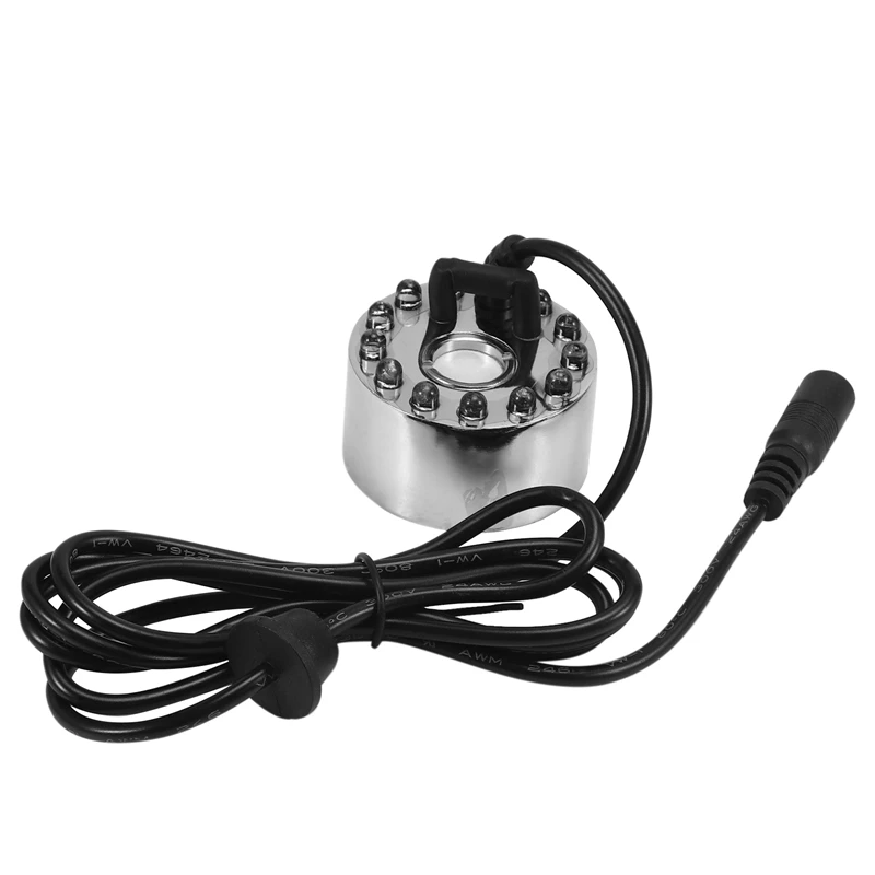 Ultrasonic Mist Maker Fogger Water Fountain Pond 12 LED-AD23