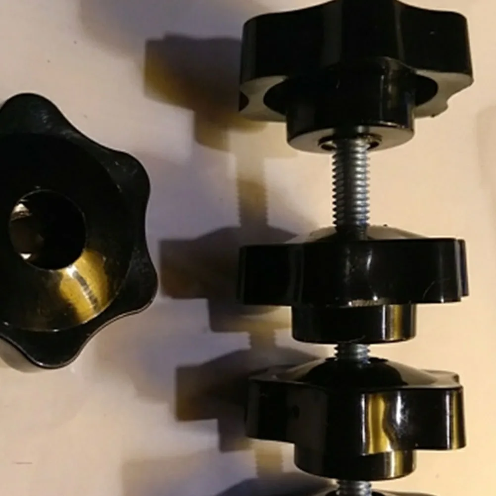 

12Pcs Plum Blossom Shape Thread Clamping Screw Knob Ergonomic Hand Grip Durable for Mechanical and Industrial Use