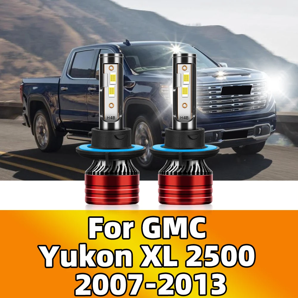 LED Headlight Bulb 9008 H13 HiLo Car 20000LM 120W 6000K Auto Turbo Lamp For GMC Yukon XL 2500 2007 2008 2009 2010 2011 2012 2013