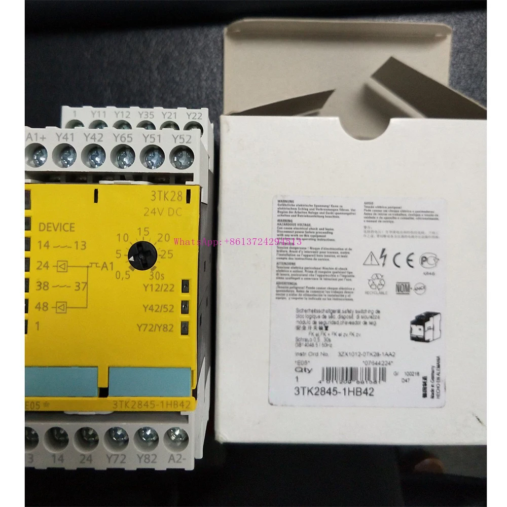 

New for Siemens 3TK2845-1HB42 24V Safety Relay Module in Box