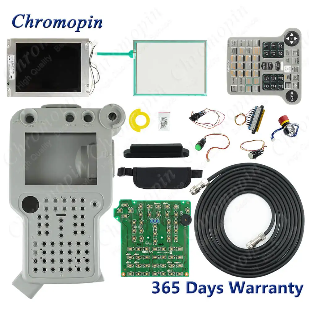 NKS-000E NKS-001E NKS-002E Plastic Case for Yaskawa NX100 NKS-005E NKS-012E Touchscreen + Film + LCD Display +Cable +Key Switch