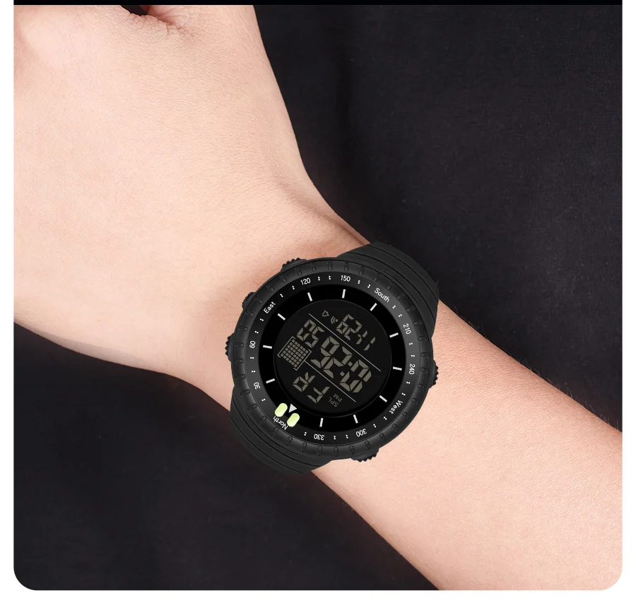 SYNOKE Outdoor Militär Digitale Uhr Für Männer Mode Retro Männer Uhr Sport Wasserdichte Männer Uhr Multifunktionale Schöne Männer – Detail 7