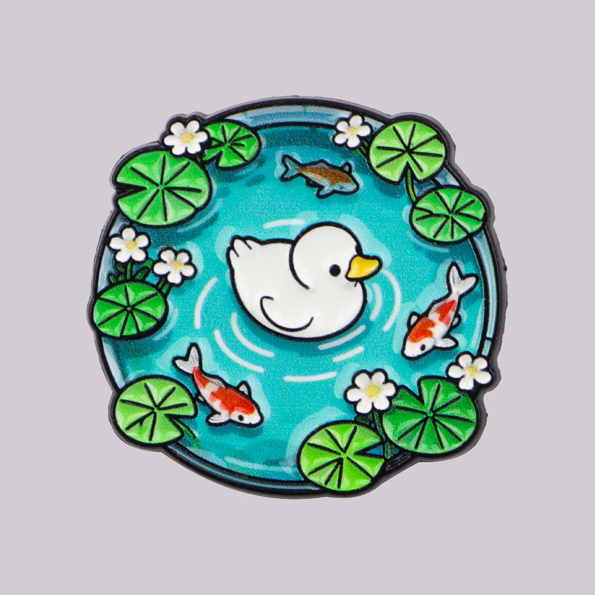 Cute Duck Enamel Pi…