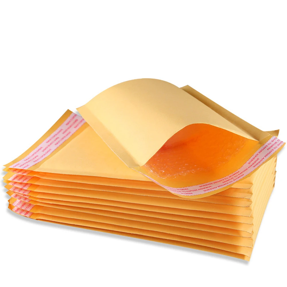 5/10 PCS Kraft Bubble Shipping Bags Mailers Padded Envelopes Shipping Envelope Bag Courier Storage Bags