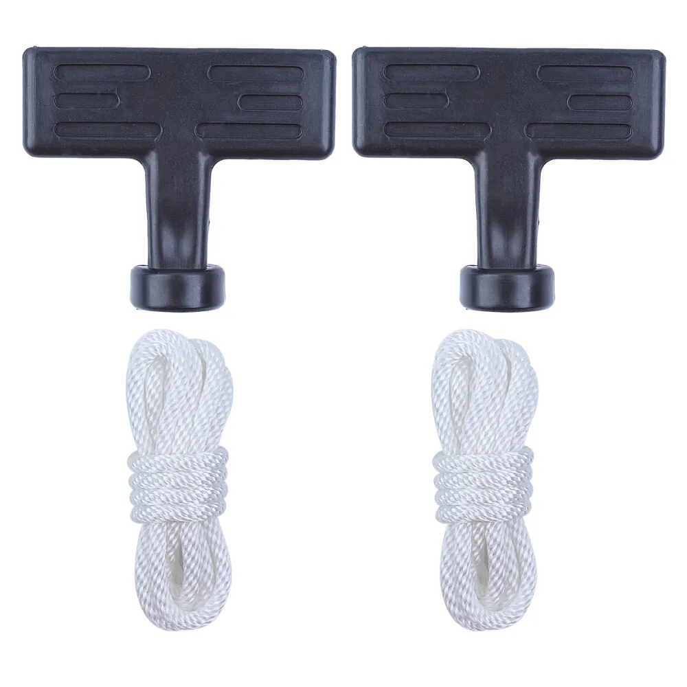 2X Recoil Starter Pull Rope Handle Grip For Honda GX110 GX120 GX160 GX200 Engine
