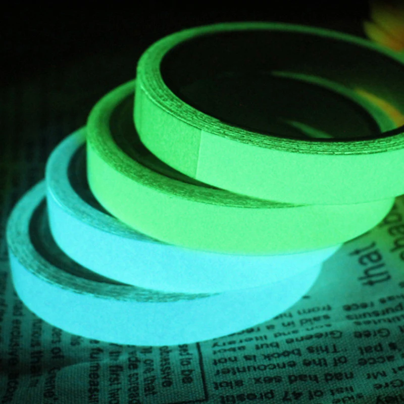 3M Luminous Fluorescent Night Self-adhesive Glow In The Dark Sticker Tape Safety Security Home Decoration Warning Adhesive Tape