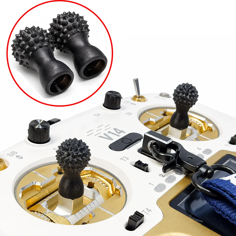 For FPV Drone M4 Rocker Stick Ends Remote Controller Joystick Lever Gimbal Cap Resin Printed Remote Control Stick Tip Accessory