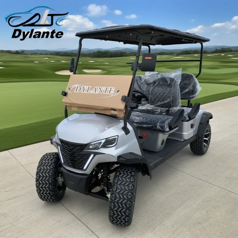 New Export Off-Road Four-Seater Golf Cart 2/4/6-Seater Off-Road SightSeeing Car Electric Golf Cart With Various Colors Available