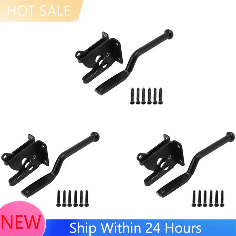 

~2025 Trend3set Self Locking Gate Latch Automatic Heavy Force Lever Fence Gate Lock For Wood Fence Gate Door Latches