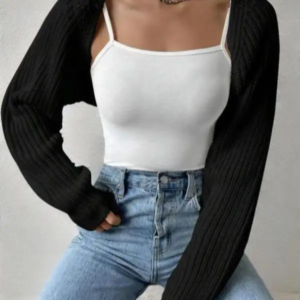 

ex Long Sve Pure Color вязаный свитер New Sle Cross-Border Faion Ci Walk Ne Inner Wear Thi Coolmax Fiber