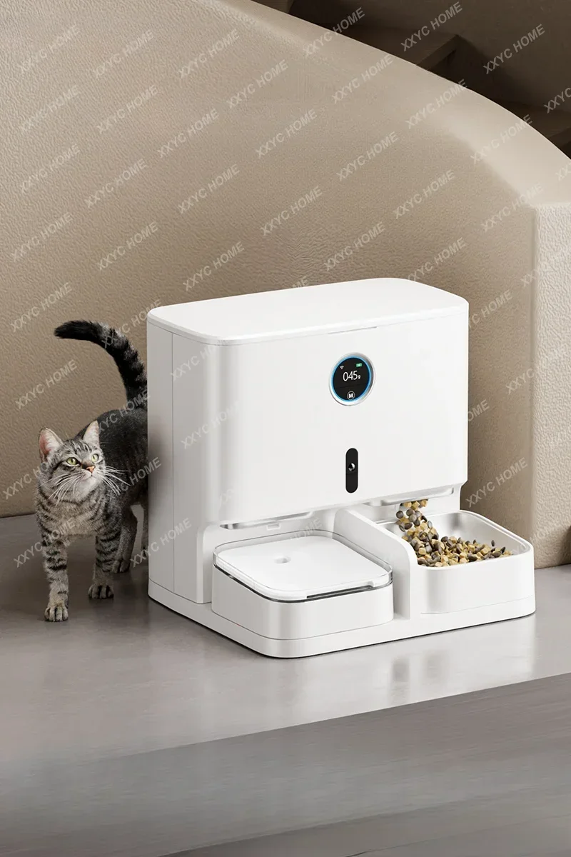 Intelligent All-in-One Machine Cat Drinking Water Feeding Integrated Automatic Feeder Cat Pet Feeding Feeding Water Machine