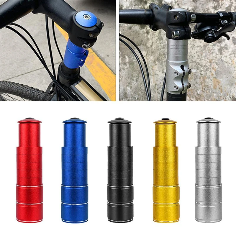 

Adjustable Bike Stem Riser Extender - Aluminum Alloy Handlebar Riser for Mountain & Road Bikes, MTB Fork Adapter