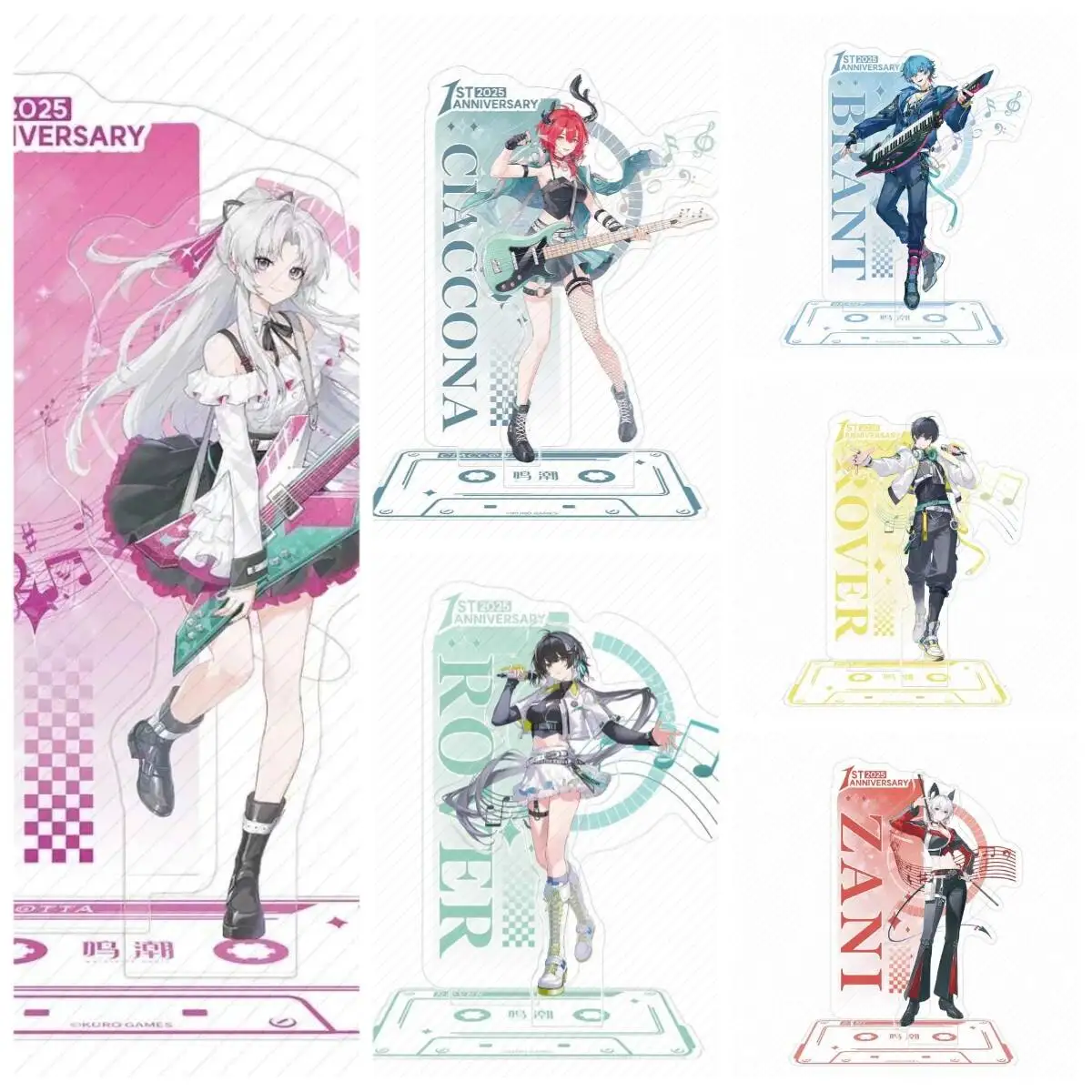 

Game Desktop Ciaccona Carlotta Montelli Brant Acg Zani Wuthering Waves Acrylic Stand Figure Model Plate Decoration
