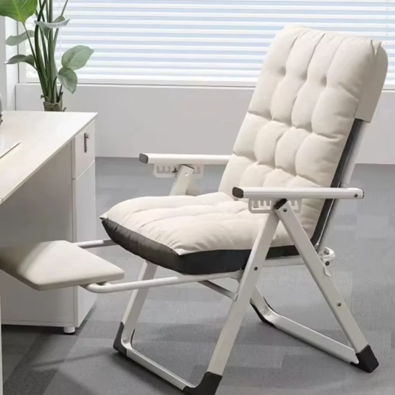 

Modern dual-use home/dorm lounge chair folding office nap with ergonomic back sofa