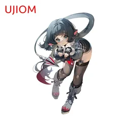 UJIOM 13cm × 7.8cm Jane Doe Cute Anime Wall Stickers Lovely Game Character Design Decals Amazing Kids Room Wallpapers Decor