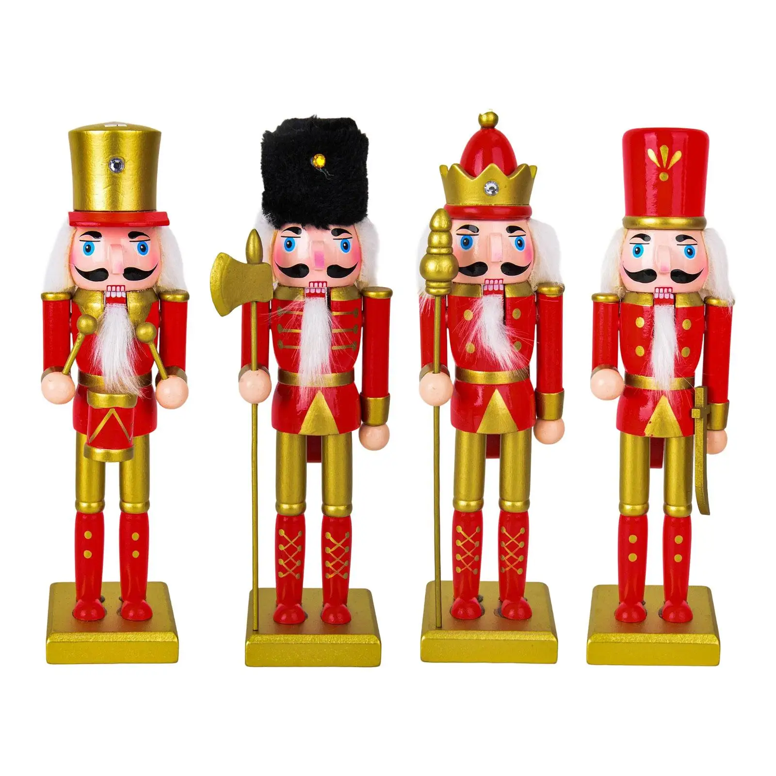 عيد الميلاد كسارة البندق تمثال منضدية زخرفة عيد الميلاد فنون الديكور الحرف دمية كسارة البندق الخشبية لمدخل مكتب مهرجان