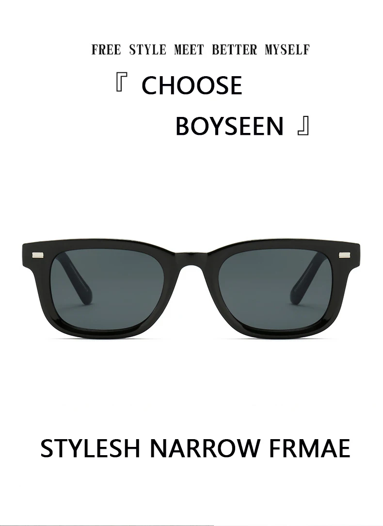 Herren-Sonnenbrille mit dickem Rahmen, Retro-Stil, braun, schmaler Rahmen, Hip-Hop-Stil, Rapper-Brille, Urlaubs-Sonnenbrille, UV400 – Detail 2
